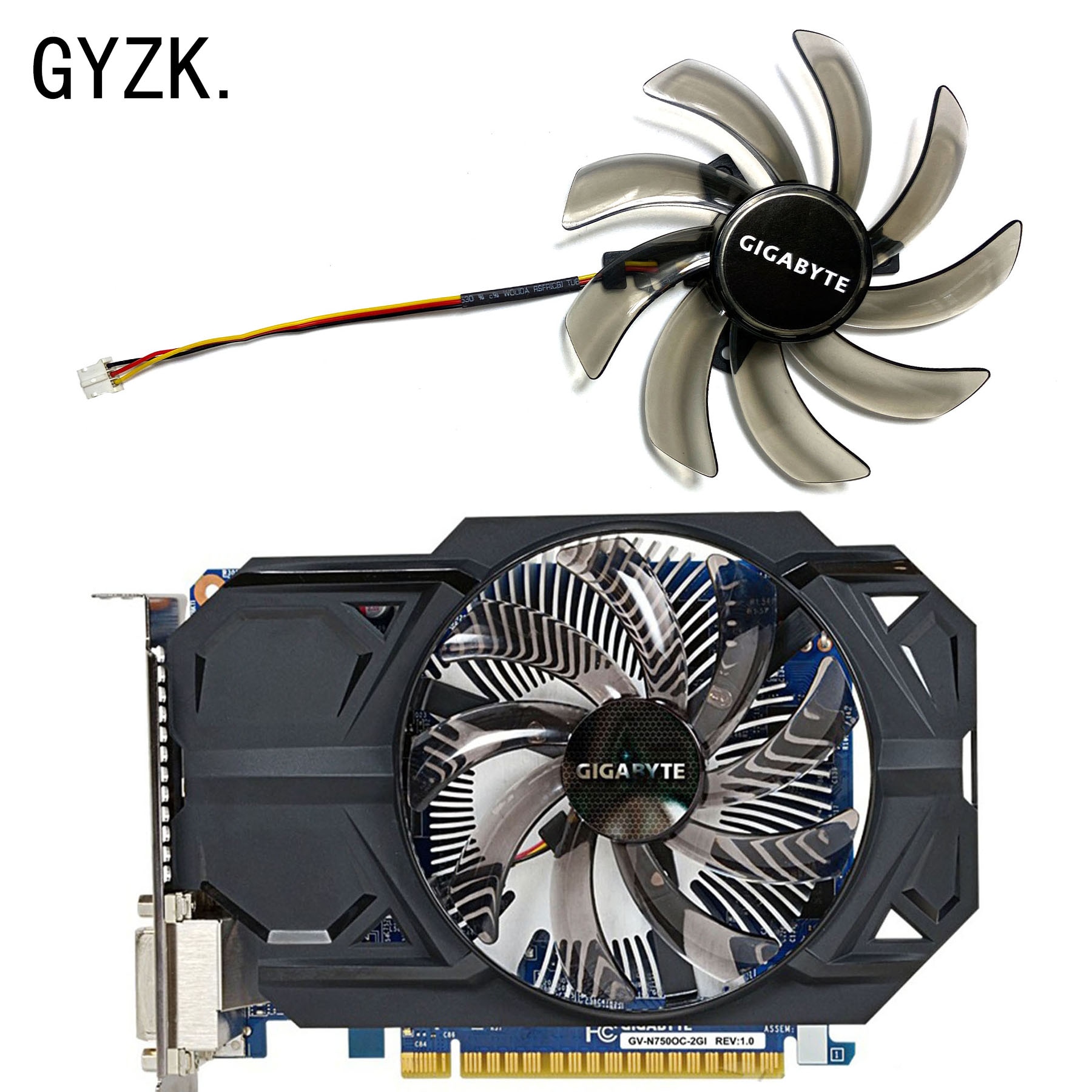 그래픽카드 팬수리 GIGABYTE 지포스 GTX750ti 750 650 640 550ti
