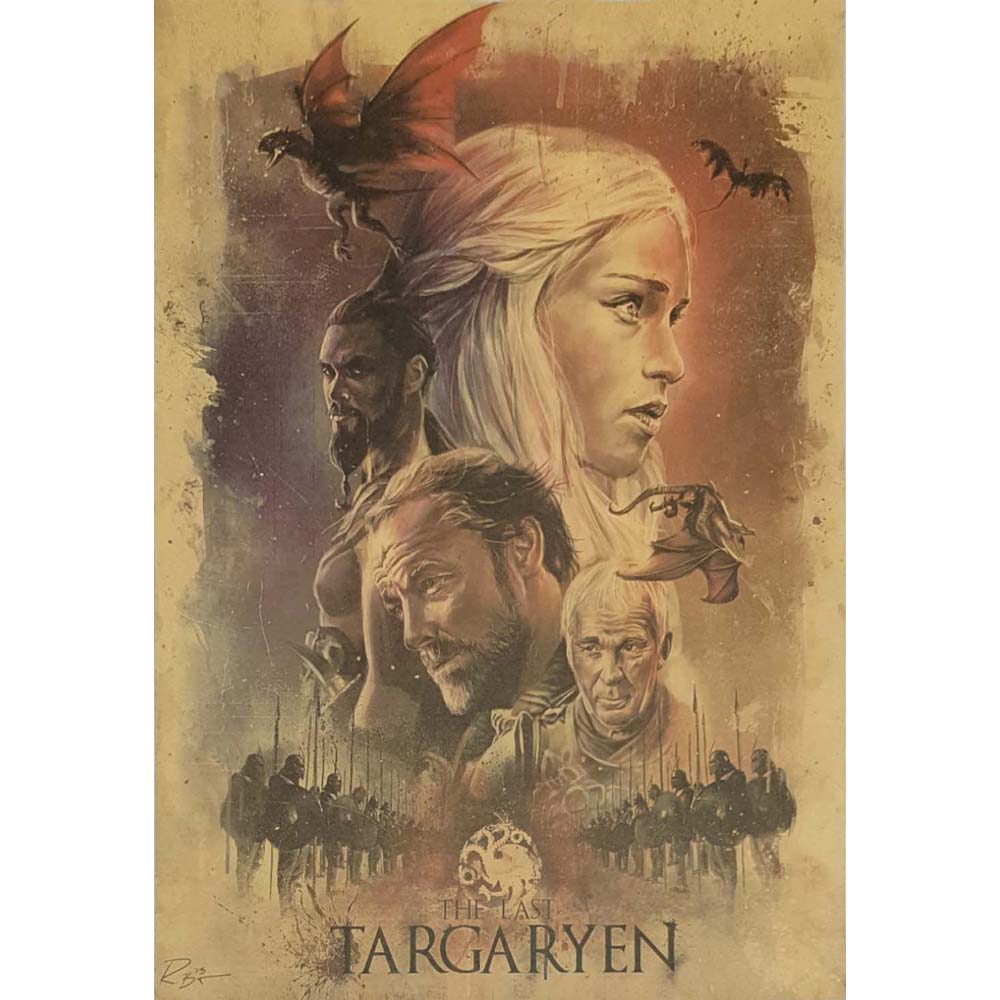 433-영화포스터/빈티지/왕좌의게임/ 3+1/5+3/10+7 / 덤은 렌덤발송/ 상점엔 더 많은 포스터가 있습니다