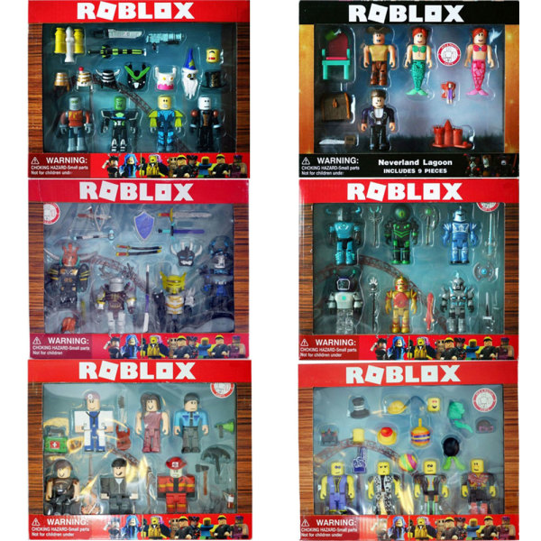 국내발송 로블록스 6종 굿즈 장난감 피규어 캐릭터 시리즈 로블럭스 ROBLOX