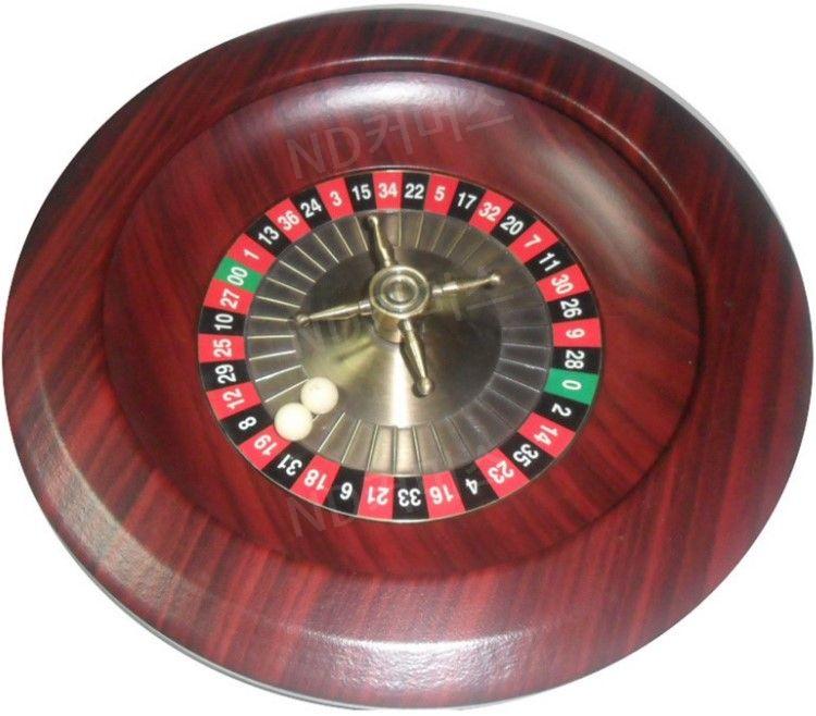 나무 턴테이블 바카라 룰렛 카지노판 게임 업소용 홀짝 B. 12 인치 나무 룰렛