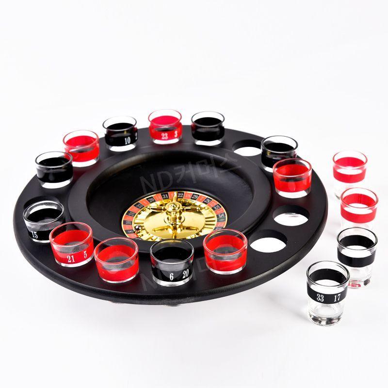 나무 턴테이블 바카라 룰렛 카지노판 게임 업소용 홀짝 D. 16 잔  와인 잔 룰렛