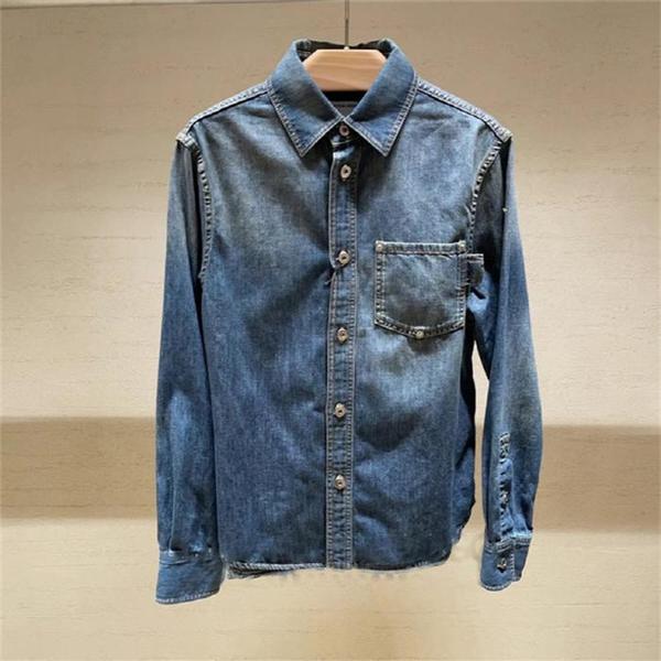 셀러허브 여성 미국식 복고 긴팔 데님 워싱 셔츠 캐주얼 재킷 S11277330