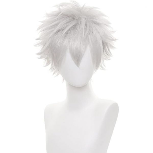 여자 가발 LAOBAO 코스프레 사카타긴토키 만고야긴짱 내열 변장용 코스튬 소품 실버 파티 가장 할로윈 이벤