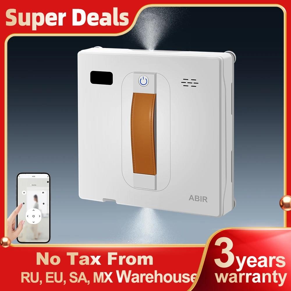 휴대용청소기 프로모션 코드 KR2000창문 진공 로봇 청소기 ABIR WD8 듀얼 초음파 스프레이 AI 지능형 닦기