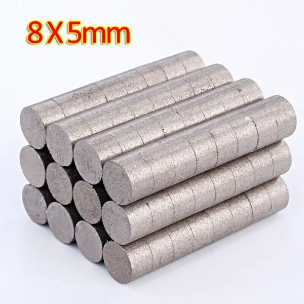 10 ~ 50Pcs 8x5mm N35 Samarium 코발트 자석 85mm 고열 영원한 최고 강한 강력한 350 °C
