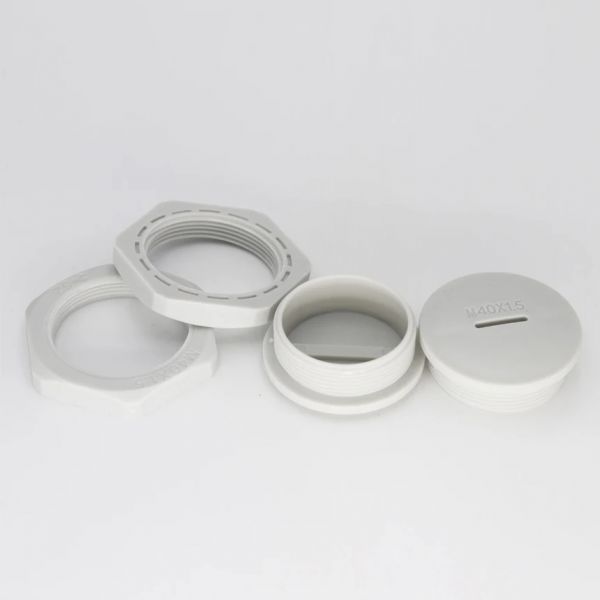 방수 벌크헤드 데드 엔드 캡 플러그 숫나사 슬롯 그레이 블랙 PG7 PG9 PG11 PG13.5 PG16 PG19 PG21 PG25 PG