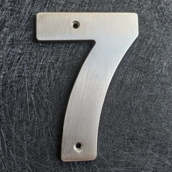 집 번호 디지털 도어 야외 사인 플레이트 12cm 넓은 영역 현대 문 주소 5 인치 5 닉