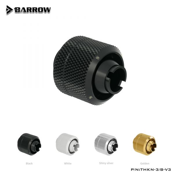 Barrow THKN-3/8-V43/8 ID  5/8 OD 10x16mm 소프트 튜브 피팅 G1/4 소프트 튜브용