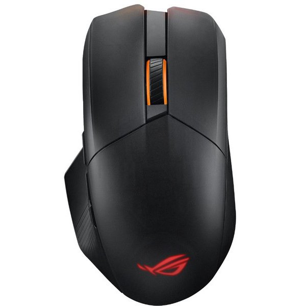 에이수스 에이스스 ASUS ROGCHAKRAMXO 무선 게이밍 마우스 P708 ROG Chakram X Origin 트랜스 루센트 블랙 실버