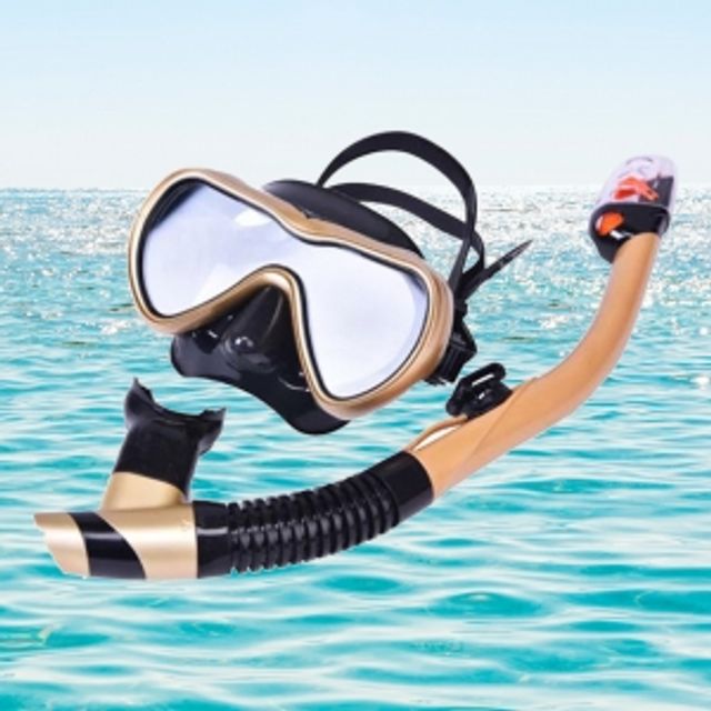 [오늘출발] 아로마 스노쿨링 안 물놀이 경 세트 스노클링 골드 잠수 용품 수영 바캉스