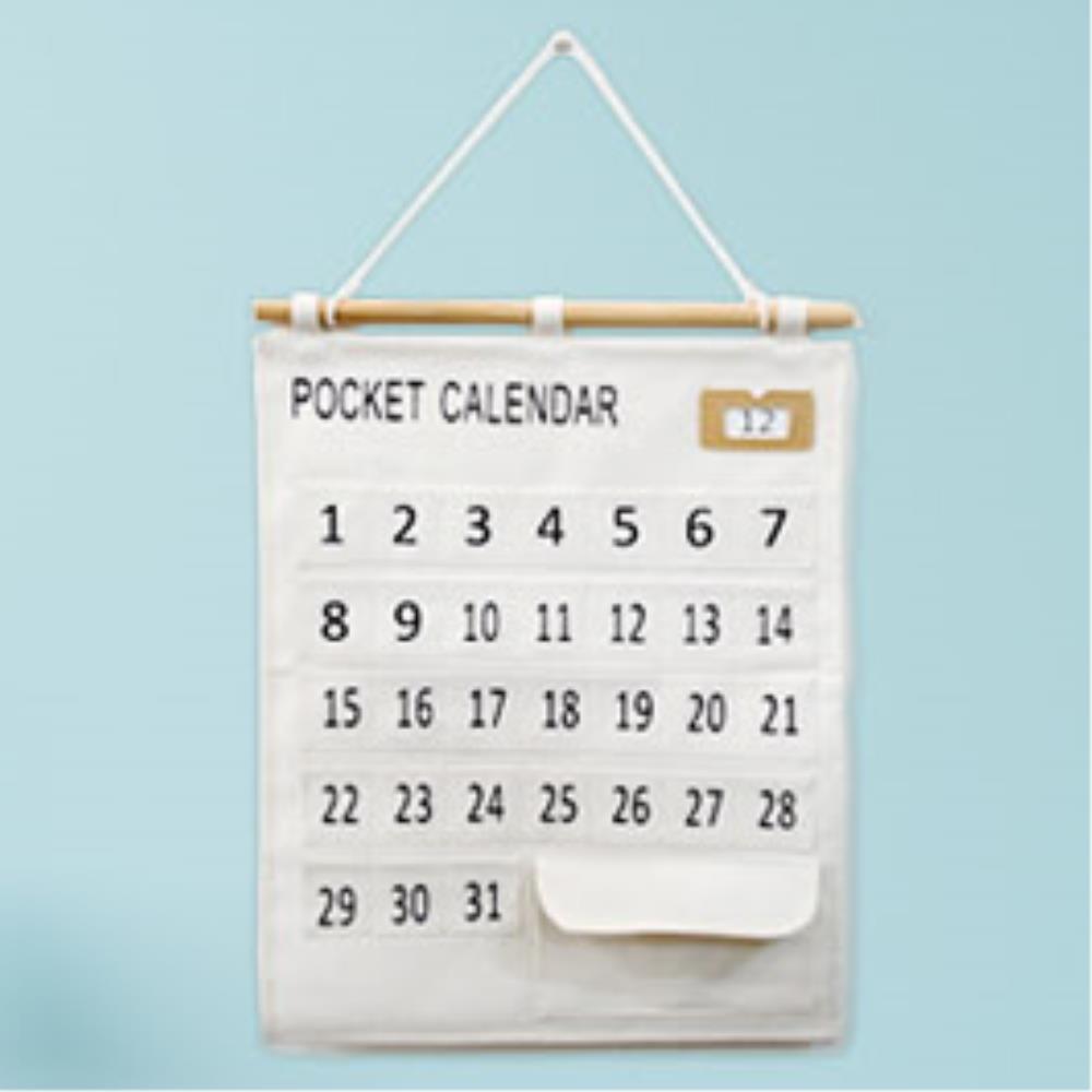 한달 생활비 절약 벽걸이 어린이 용돈달력 영수증 자녀 저축 신혼집 주부 캘린더