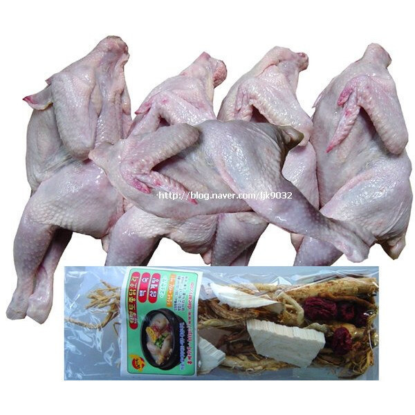 토종삼계닭5수+한약재1봉/삼계탕/토종닭/삼계닭 삼계탕 닭