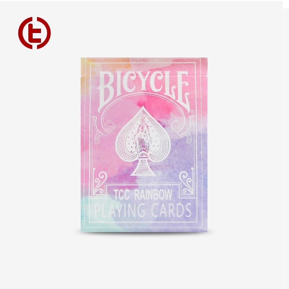 바이시클 파스텔 레인보우 덱 5종 플레잉 원카드 트럼프 카드 포커 홀덤 블랙잭 마술 도구