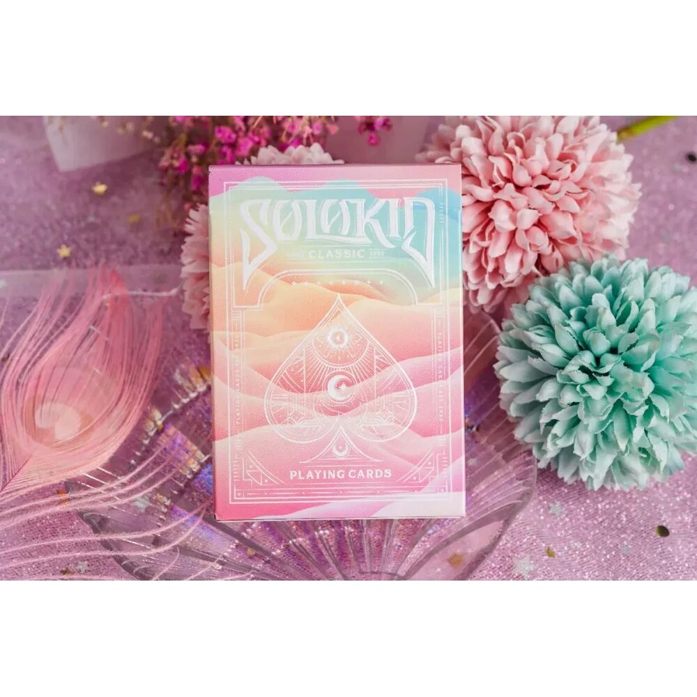 바이시클 파스텔 레인보우 덱 5종 플레잉 원카드 트럼프 카드 포커 홀덤 블랙잭 마술 도구