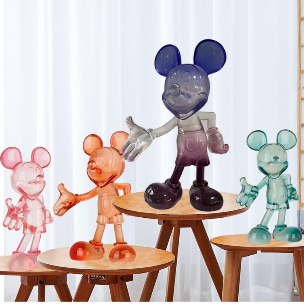 [해외] 야한피규어 애니메이션 디즈니 미키 마우스 액션 피규어 현대 귀여운 만화 데스크탑 장식 장식품 홈 크리스
