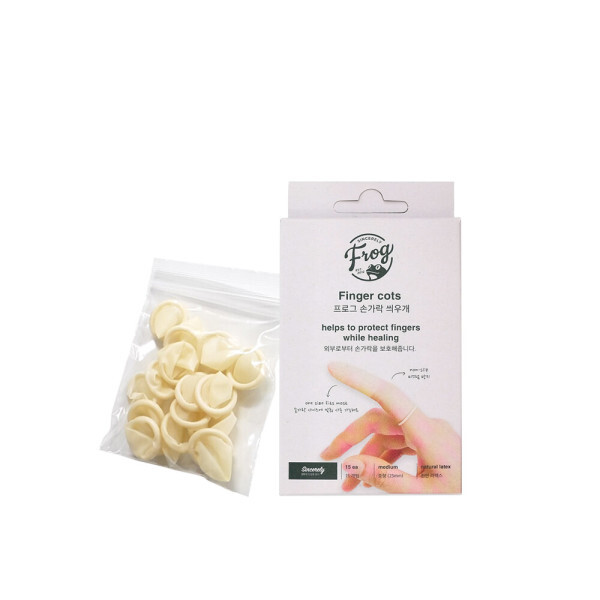 FROG 천연라텍스 손가락씌우개(15개입) 손가락 골무