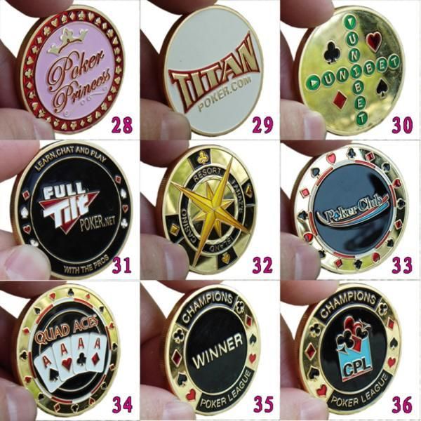 10개 홀덤 텍사스 포커 골드 바카라 카지노 세트 칩 메탈 프로텍터