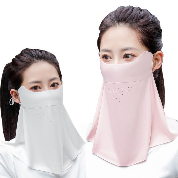 넥커버 스킨핏 자외선 차단 쿨마스크/내 피부같은 골프 등산 여름 안면 햇빛 가리개/얼굴 냉감 쿨링 마스크
