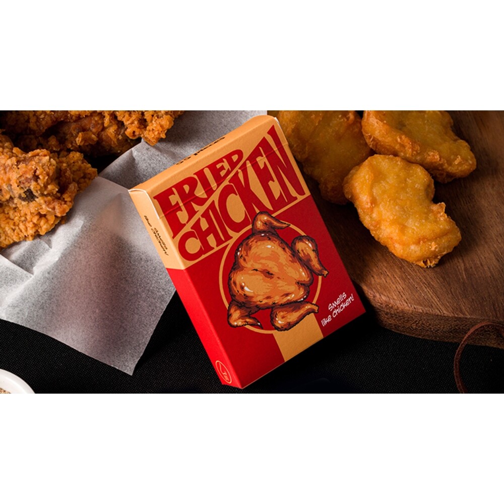 [해외] 플레잉 원카드 프라이드 치킨 덱 포커 홀덤 블랙잭 마술 도구 용품 수집 선물