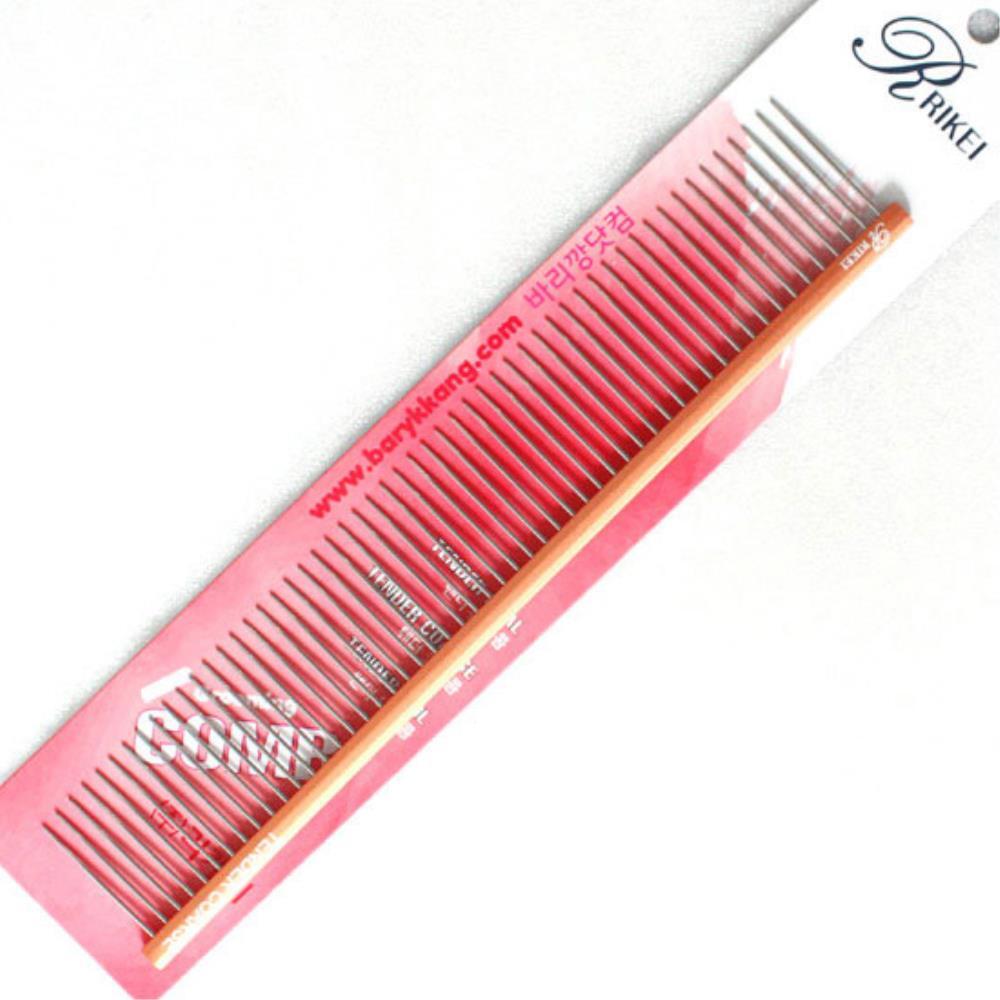 Rikei 강아지 펫미용 텐더 코스콤 빗/ 펫샵 털빗 브러시 털정리 학원