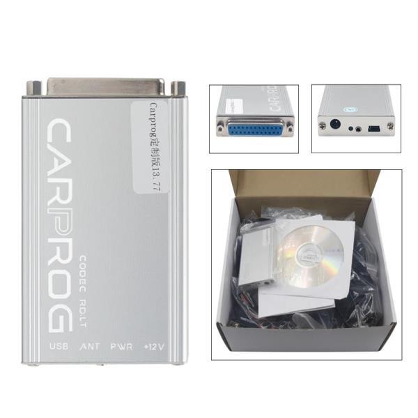 [오늘출발] 최신 온라인 Carprog 13.77 전체 어댑터 Keygen Car Prog V13.77 ECU 프로그래머 에어백 라디오 IMMO E