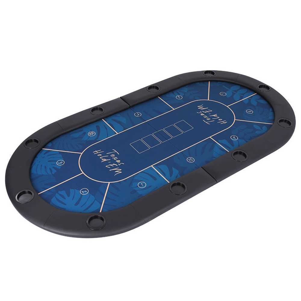 텍사스 홀덤 테이블 접이식 데스크탑 카드 보드 게임 포커 블랙잭