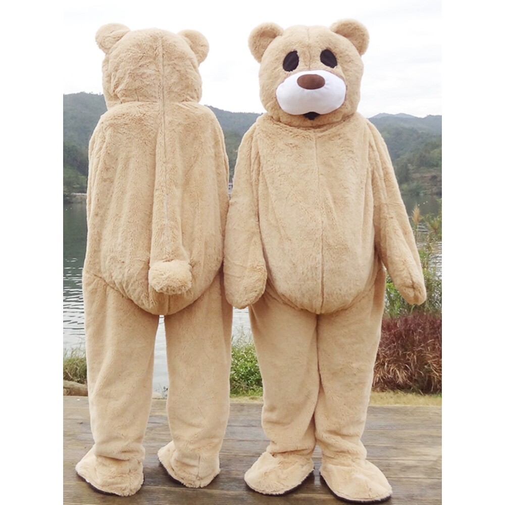 이벤트용 행사 판촉 코스튬 전단지 홍보 알바 인형탈 소품 일체형 댄싱베어 캐릭터 곰돌이 의상