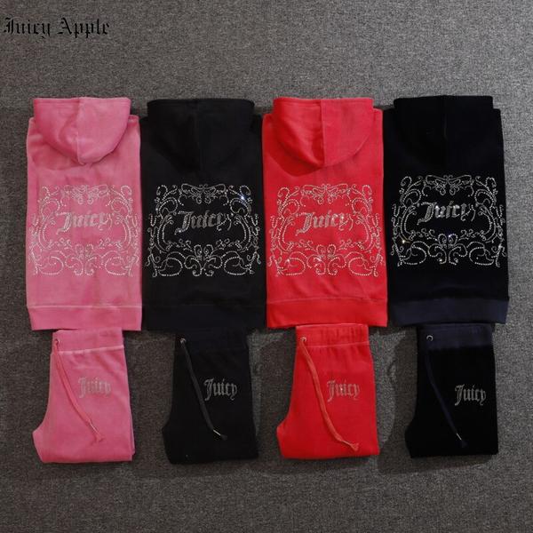 [오늘출발] 수분이 많은 사과 여성 운동복 봄/가을용 새로운 후드 지퍼 포켓 소매 상의