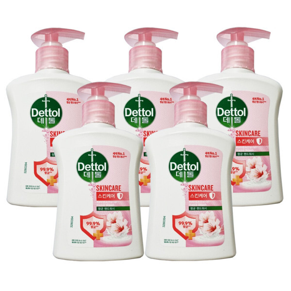 [오늘출발]데톨 데톨 항균 핸드워시 스킨케어 250mlX5개 무료배송