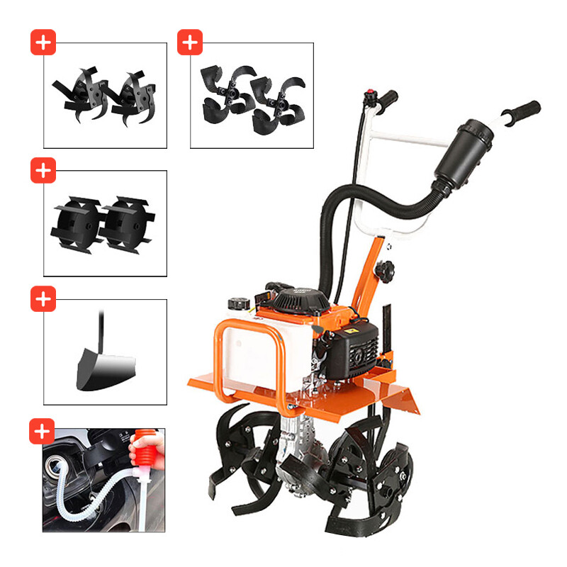 강력한 고성능 관리기 농기계 로터리 엔진 나무 텃밭 로타리 곡물 농사 농장 4행정 플래그십