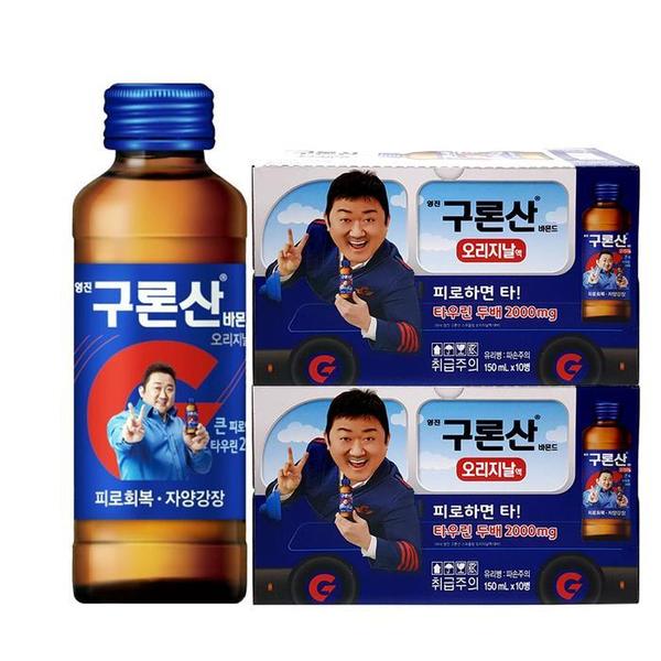 구론산 오리지널 (셀러허브)영진 구론산 바몬드 오리지날 150ml x 20병(10병x2각) (S11391396)