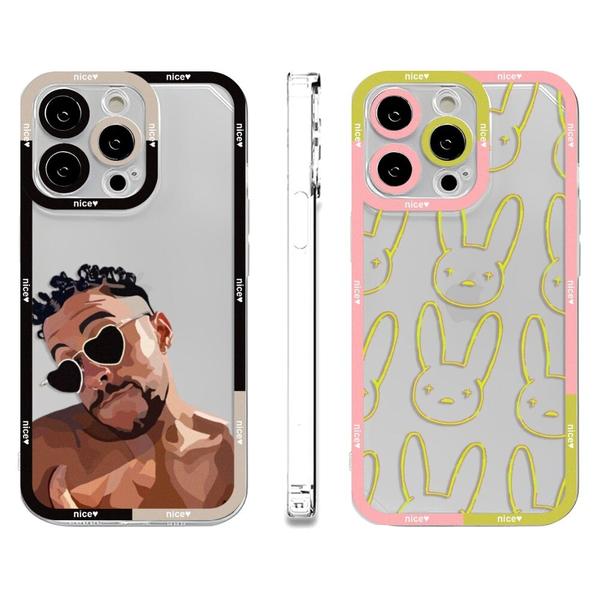 [오늘출발] Funda 멋진 나쁜 토끼 캐릭터 전화 케이스 13 12 미니 11 14 커버