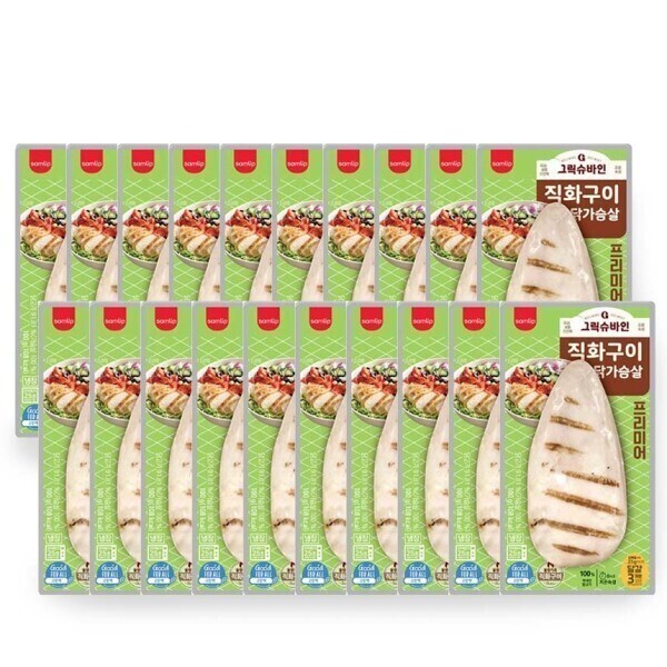 [에스피씨삼립][오늘출발] 그릭슈바인 삼립직화구이 닭가슴살 프리미어 그릭슈바인 x 20개