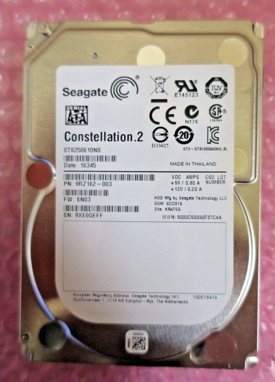 NEW ZERO HOURS- ST9250610NS- 시게이트 Constellation.2 250GB 7200RPM 2.5 HD