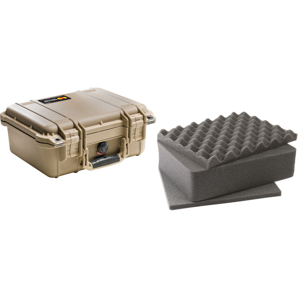 Pelican 1400 Case with Foam (Desert Tan) 212864