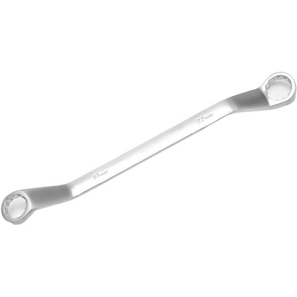 벳톰신 19mm x 22mm 메트릭 12포인트 오프셋 더블박스 엔드렌치 크롬도금 CrV