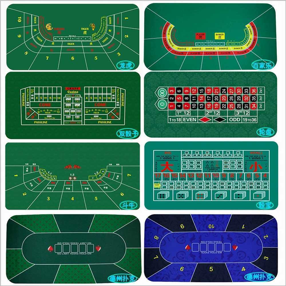 룰렛 판 패드 깔게 테이블 고급 고무 패드 카지노