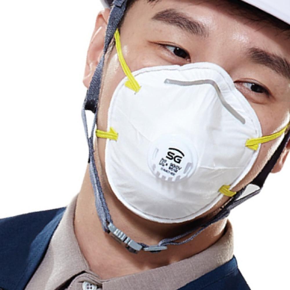 Ver2.0 SG-9010V 방진마스크 (1급-10개입) 마스크 방독면 호흡보호구 1 2 특급 방진 흄