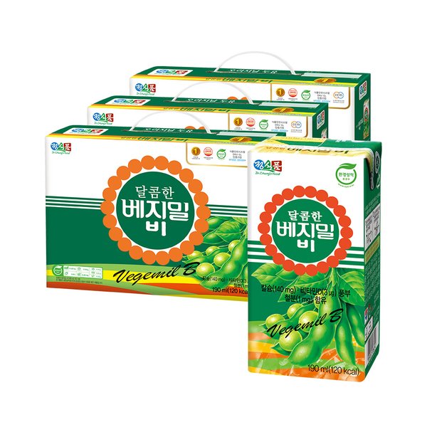 베지밀 베지밀B 190mlX24입X3박스