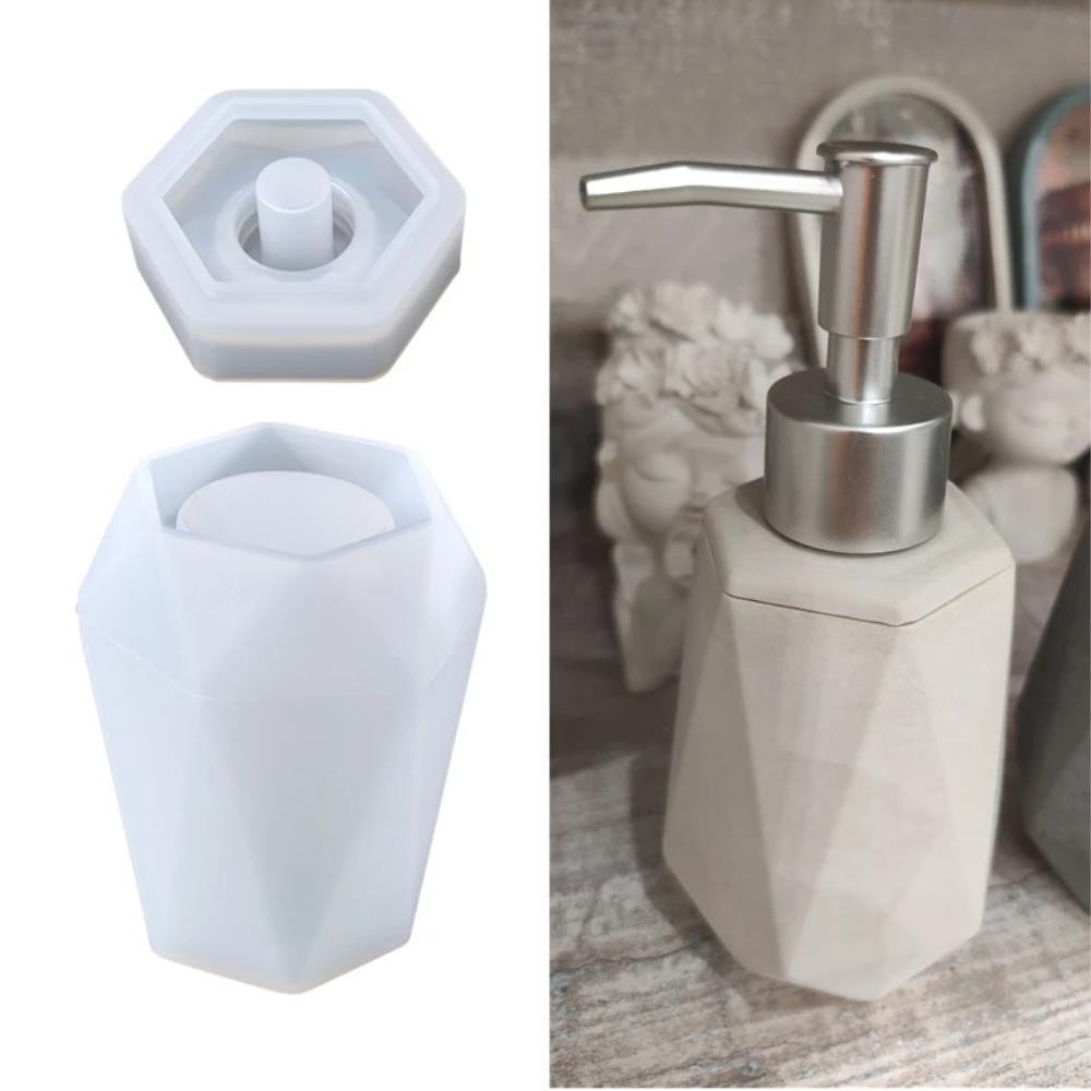 마름모 향수 향기 병 클레이 실리콘 몰드 DIY 수제 아로마 테라피 로션 에폭시 수지 샤워 스프링클러 헤드