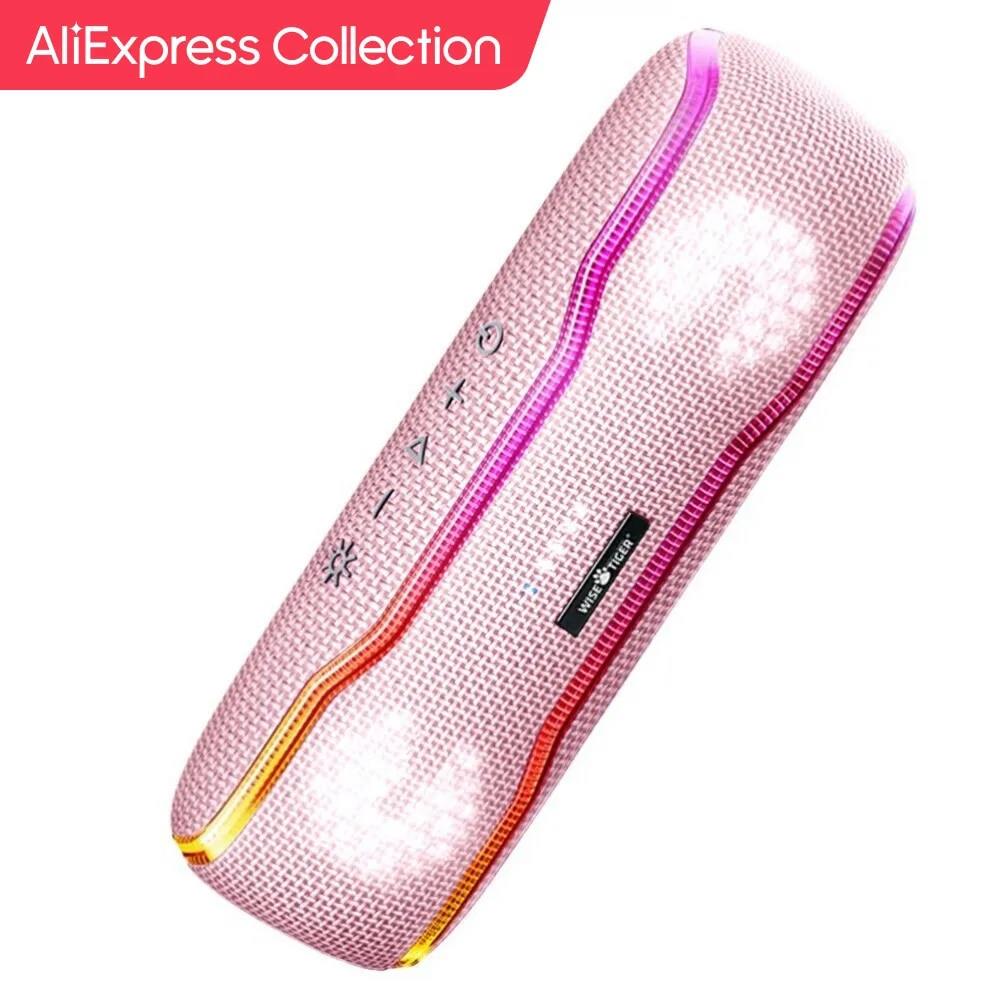 블루투스 스피커 AliExpress Collection Wisetiger 휴대용 IPX7 스테레오 방수 야외 무선 사운드 박스 다채