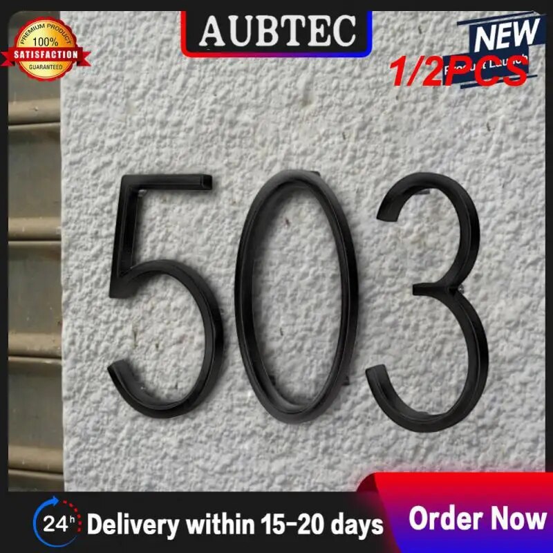 [오늘출발] 블랙 번호 주소 집 문짝 표지판 번호 태그 호텔 집 스티커 집 번호 스티커 문짝 플레이트 표지판 125m