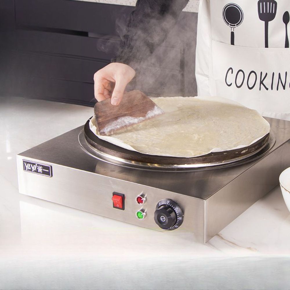 크레페기계 업소용 크래패 메이커 팬게이크 제조기 누룽지 팬 카페 40cm