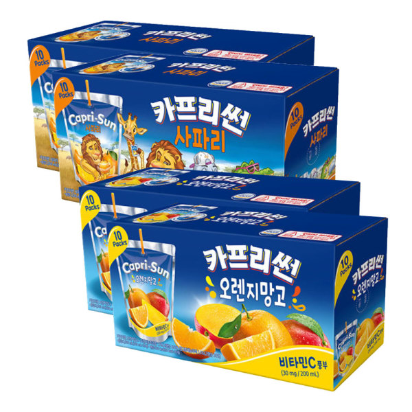 [오늘출발] 농심 카프리썬 사파리 20개 + 오렌지망고 20개