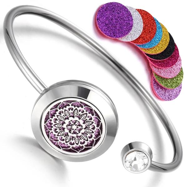 매듭팔찌 실팔찌 아로마 테라피 팔찌 팔목 향수 쥬얼리 경주 스레드 회전 로켓 패드 에센셜 오일 디퓨저