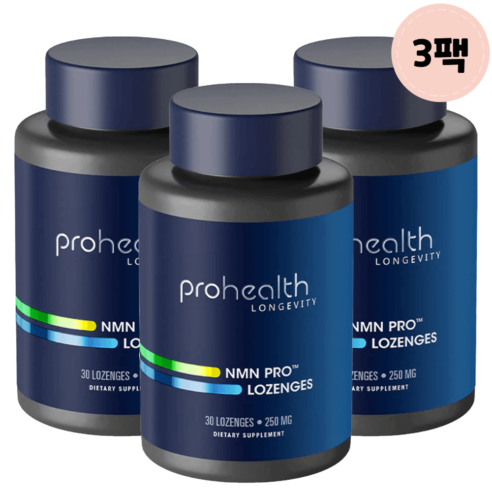 프로헬스 NMN Pro 250mg 녹여먹는 사탕 30개 설탕 대체제 나한과 사용 3팩 NMNPro 250mg