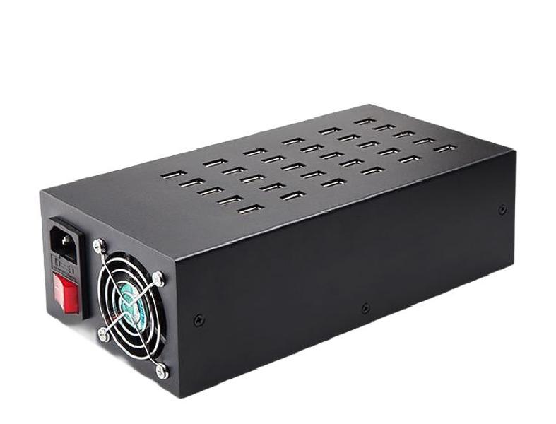 고출력 USB 멀티 40구 충전기 스마트폰 멀티포트 포트 급속 방 휴대폰 C.  안드로이드 10라인 무료