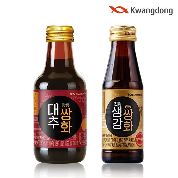 (신세계라이브쇼핑)(G) 광동 대추쌍화 150ml x 20병 + 진생강쌍화 100ml x 20병