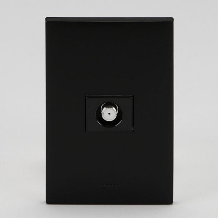 전화통신(아펠라) 1개용 CATV1방 단말형(블랙)