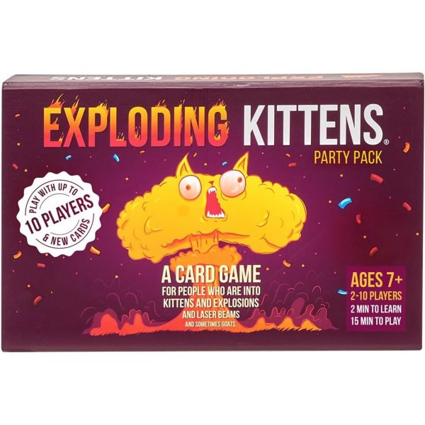 Exploding Kittens Party Pack 카드게임 2-10인용 러시안 룰렛 가족 게임 Party Pack (Full Game)